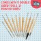 21 Tip Double Sided, 11-Piece Tool Beginner's Clay Sculpting Set, Clay, Wood Carving, Ceramic Art Project Accessory for School, Classrooms, Kids/Adults, Birthday Gift, Craft Activity